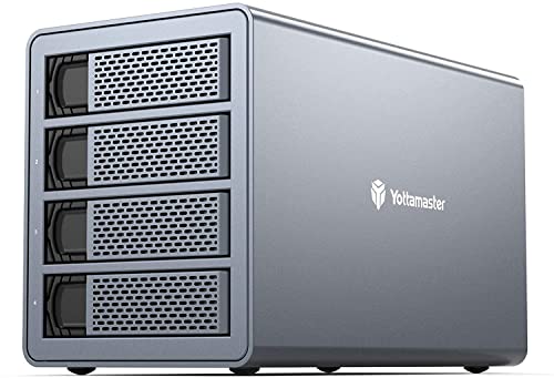Yottamaster 4 Bay RAID Hard Drive Enclosure 2.5